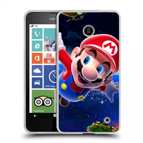 Дизайнерский пластиковый чехол для Nokia Lumia 630/635 Mario