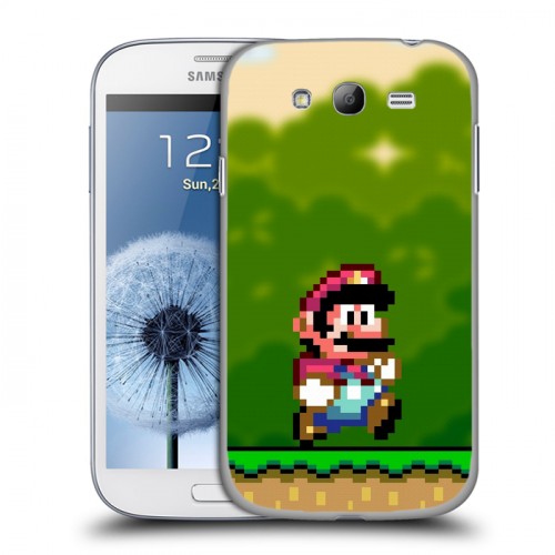 Дизайнерский пластиковый чехол для Samsung Galaxy Grand Mario