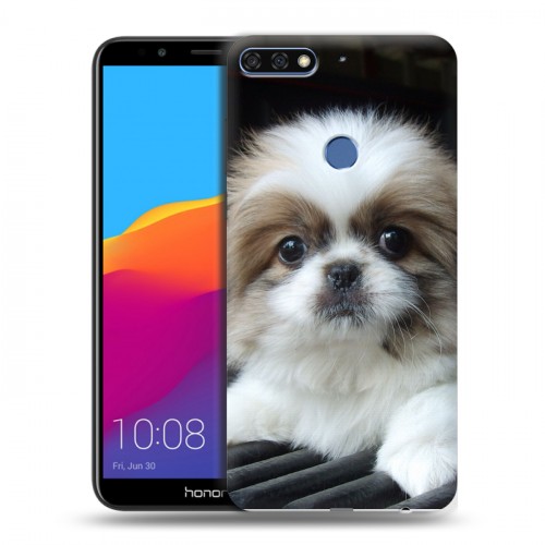Дизайнерский пластиковый чехол для Huawei Honor 7C Pro Щенки