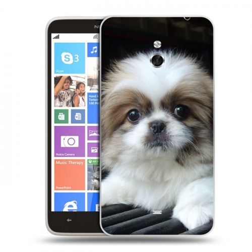 Дизайнерский пластиковый чехол для Nokia Lumia 1320 Щенки