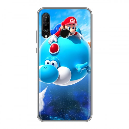 Дизайнерский силиконовый чехол для Huawei P30 Lite Mario