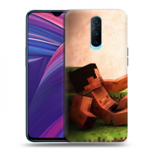 Дизайнерский пластиковый чехол для OPPO RX17 Pro Minecraft