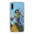 Дизайнерский силиконовый с усиленными углами чехол для Samsung Galaxy A50 Minecraft