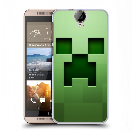 Дизайнерский пластиковый чехол для HTC One E9+ Minecraft