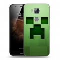 Дизайнерский пластиковый чехол для Huawei G8 Minecraft