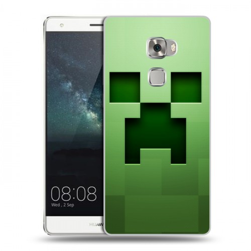 Дизайнерский пластиковый чехол для Huawei Mate S Minecraft