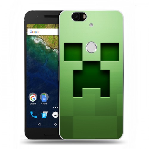 Дизайнерский силиконовый чехол для Google Huawei Nexus 6P Minecraft