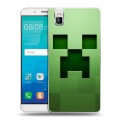 Дизайнерский пластиковый чехол для Huawei ShotX Minecraft