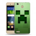 Дизайнерский пластиковый чехол для Huawei GR3 Minecraft