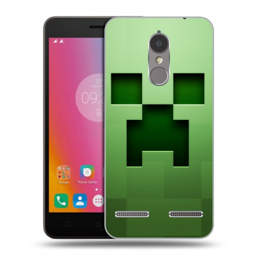 Дизайнерский силиконовый чехол для Lenovo K6 Minecraft