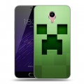 Дизайнерский пластиковый чехол для Meizu M3 Max Minecraft