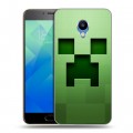 Дизайнерский пластиковый чехол для Meizu M5 Minecraft