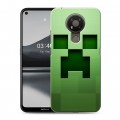 Дизайнерский силиконовый чехол для Nokia 3.4 Minecraft