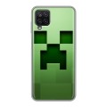 Дизайнерский силиконовый чехол для Samsung Galaxy A12 Minecraft