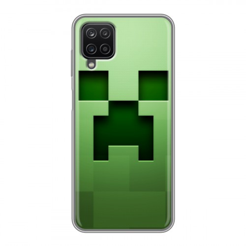 Дизайнерский силиконовый чехол для Samsung Galaxy A12 Minecraft