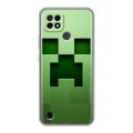 Дизайнерский силиконовый чехол для Realme C21 Minecraft