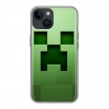 Дизайнерский пластиковый чехол для Iphone 14 Minecraft