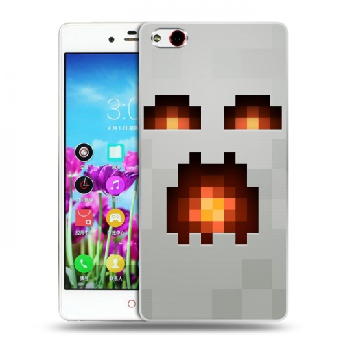 Дизайнерский силиконовый чехол для ZTE Nubia Z9 Max Minecraft