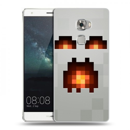 Дизайнерский пластиковый чехол для Huawei Mate S Minecraft