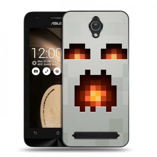 Дизайнерский силиконовый чехол для ASUS Zenfone Go Minecraft