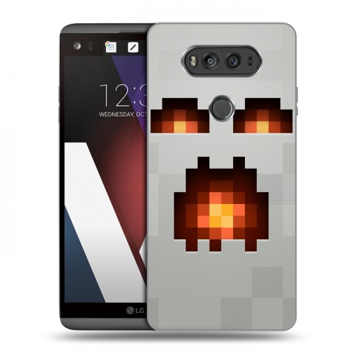 Дизайнерский пластиковый чехол для LG V20 Minecraft