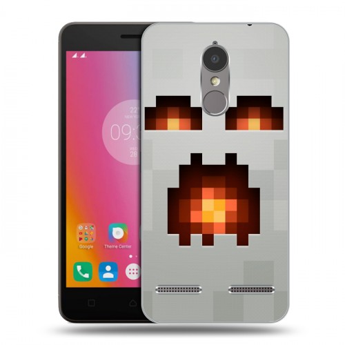 Дизайнерский пластиковый чехол для Lenovo K6 Minecraft