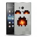 Дизайнерский пластиковый чехол для Sony Xperia acro S Minecraft