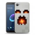 Дизайнерский пластиковый чехол для HTC Desire 12 Minecraft