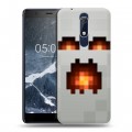 Дизайнерский пластиковый чехол для Nokia 5.1 Minecraft