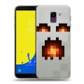 Дизайнерский пластиковый чехол для Samsung Galaxy J6 Minecraft