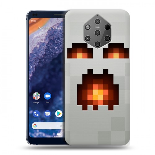 Дизайнерский силиконовый чехол для Nokia 9 PureView Minecraft