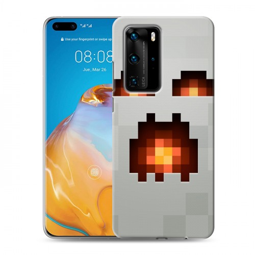 Дизайнерский пластиковый чехол для Huawei P40 Pro Minecraft