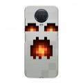 Дизайнерский силиконовый с усиленными углами чехол для Nokia G20 Minecraft