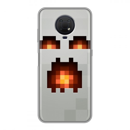 Дизайнерский силиконовый чехол для Nokia G10 Minecraft