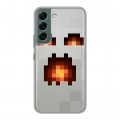 Дизайнерский силиконовый чехол для Samsung Galaxy S22 Minecraft