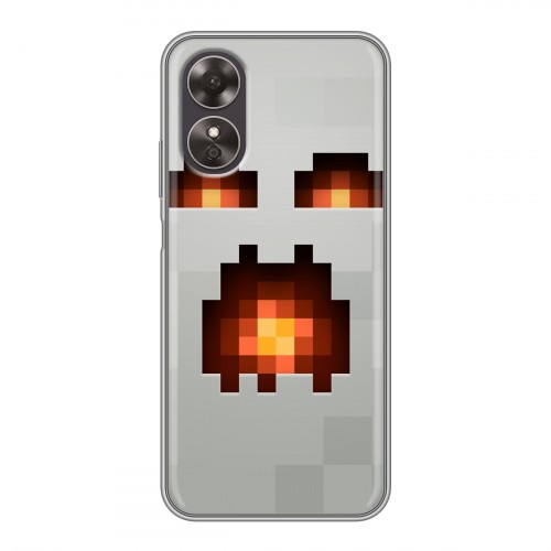 Дизайнерский силиконовый чехол для OPPO A17 Minecraft