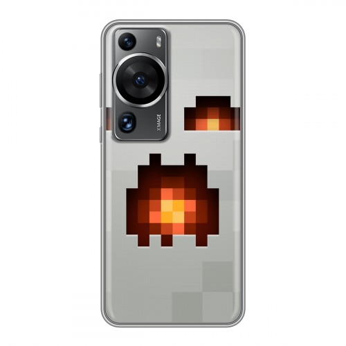 Дизайнерский силиконовый чехол для Huawei P60 Minecraft