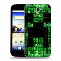 Дизайнерский пластиковый чехол для ZTE Blade A510 Minecraft