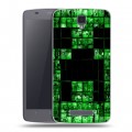 Дизайнерский силиконовый чехол для ZTE Blade L5 Minecraft