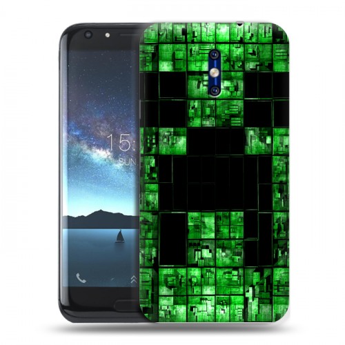 Дизайнерский силиконовый чехол для Doogee BL5000 Minecraft