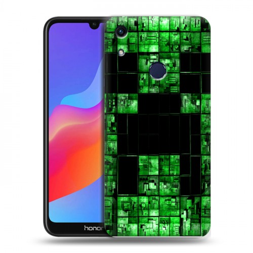 Дизайнерский пластиковый чехол для Huawei Honor 8A Minecraft