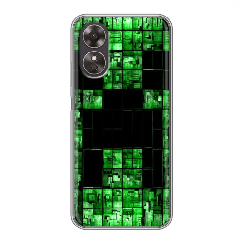 Дизайнерский силиконовый чехол для OPPO A17 Minecraft