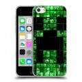 Дизайнерский пластиковый чехол для Iphone 5c Minecraft