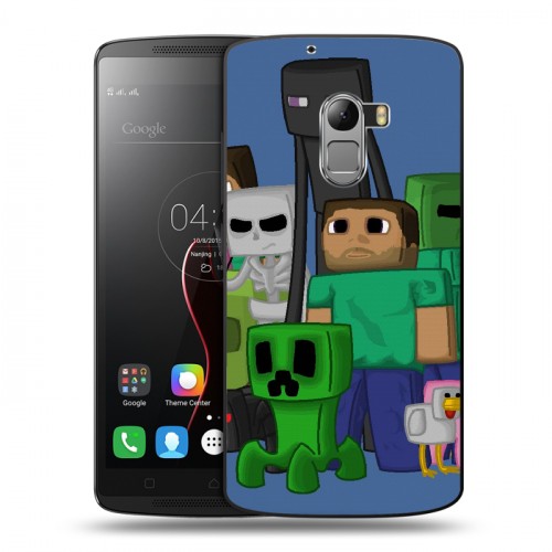 Дизайнерский пластиковый чехол для Lenovo A7010 Minecraft