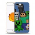 Дизайнерский пластиковый чехол для Iphone 7 Plus / 8 Plus Minecraft