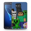 Дизайнерский силиконовый чехол для Samsung Galaxy Tab A 7 (2016) Minecraft