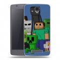 Дизайнерский силиконовый чехол для ZTE Blade L5 Minecraft