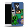 Дизайнерский силиконовый чехол для Meizu M5s Minecraft