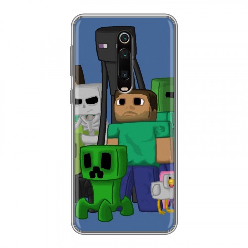 Дизайнерский силиконовый чехол для Xiaomi RedMi K20 Minecraft