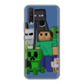 Дизайнерский силиконовый чехол для Vivo Y17 Minecraft